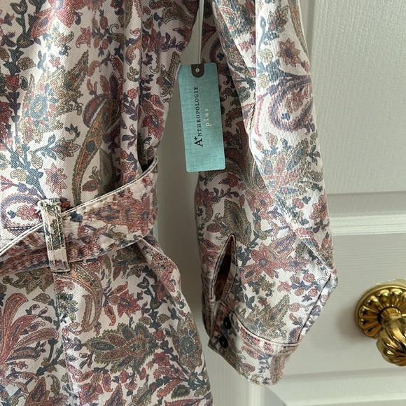 Anthropologie NWT Paisley Utility Jumpsuit 1X - Picture 6 of 10